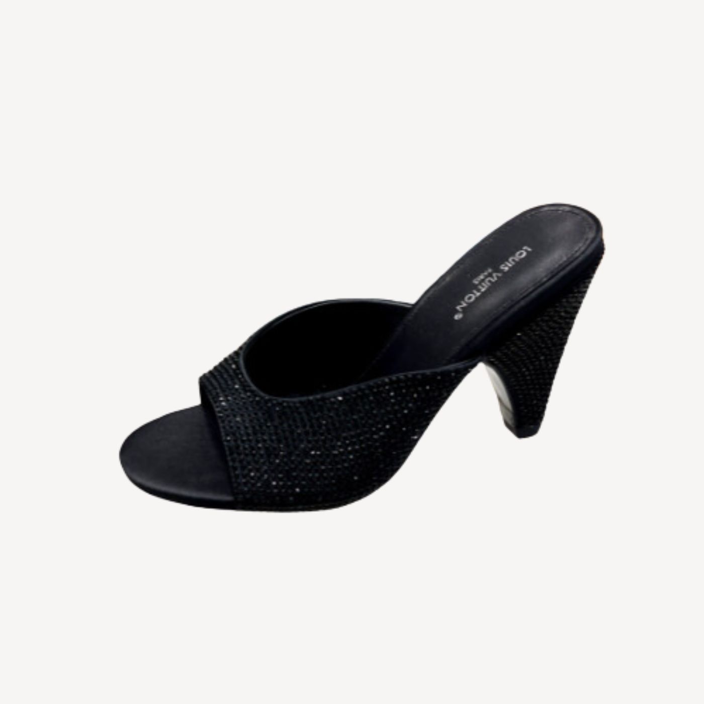 Louis Vuitton Super Mule Black For Women