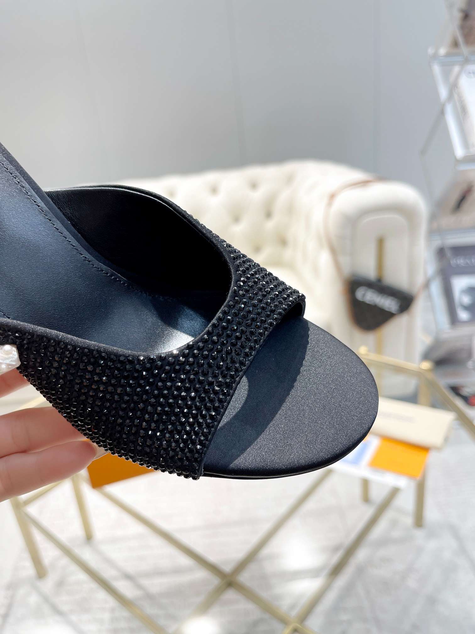 Louis Vuitton Super Mule Black For Women - Image 6