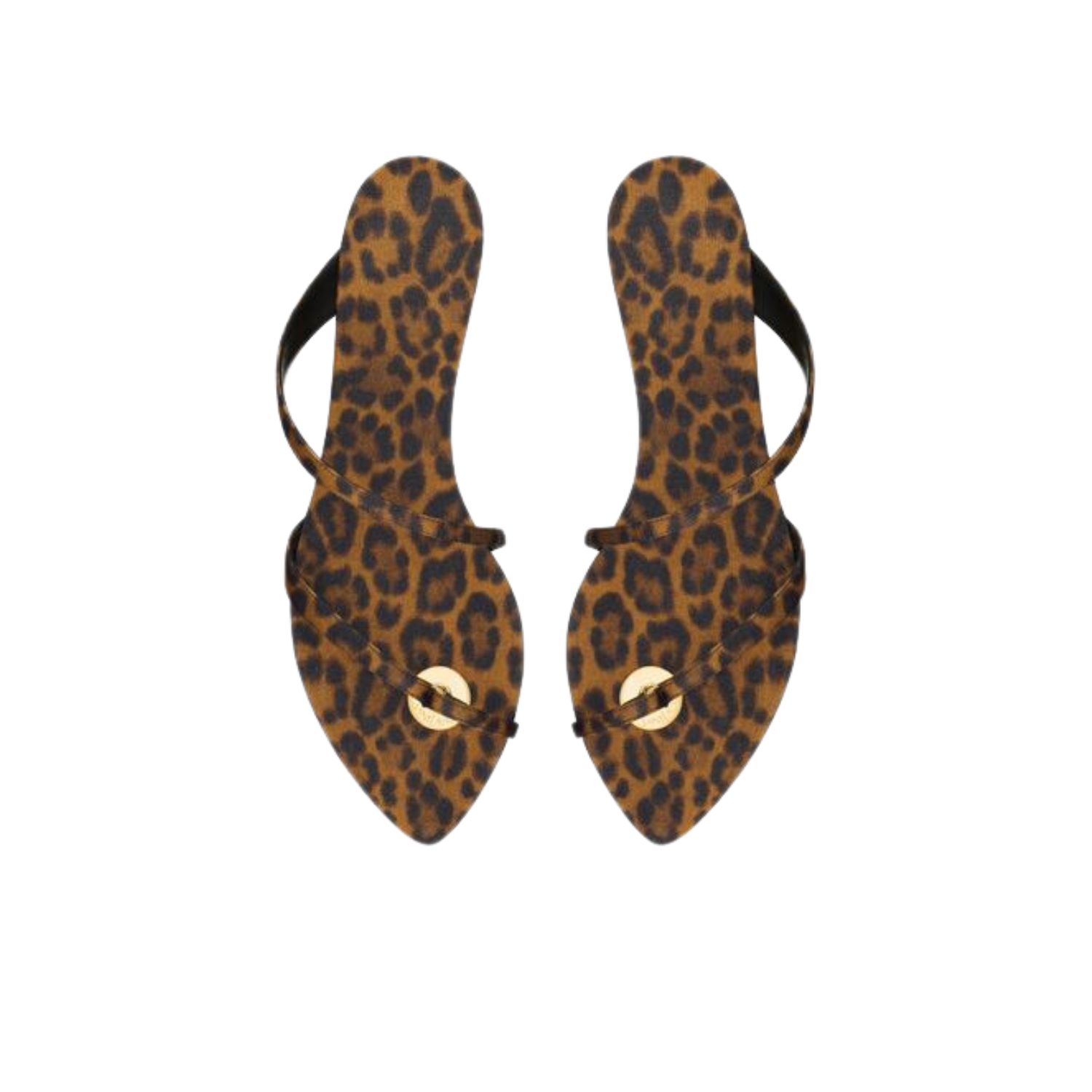 Saint Laurent Tanger Slides In Leopard Grosgrain Brown For Women 776130AAC9X2038 - Image 6