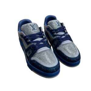 Louis Vuitton Trainer Sneaker LV Dark Blue For Women – 40 EU – 9 US – 25 Cm – 9.84 In