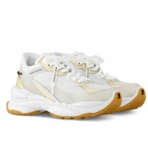 Louis Vuitton Run 55 Trainers Gold For Women 1AAP61