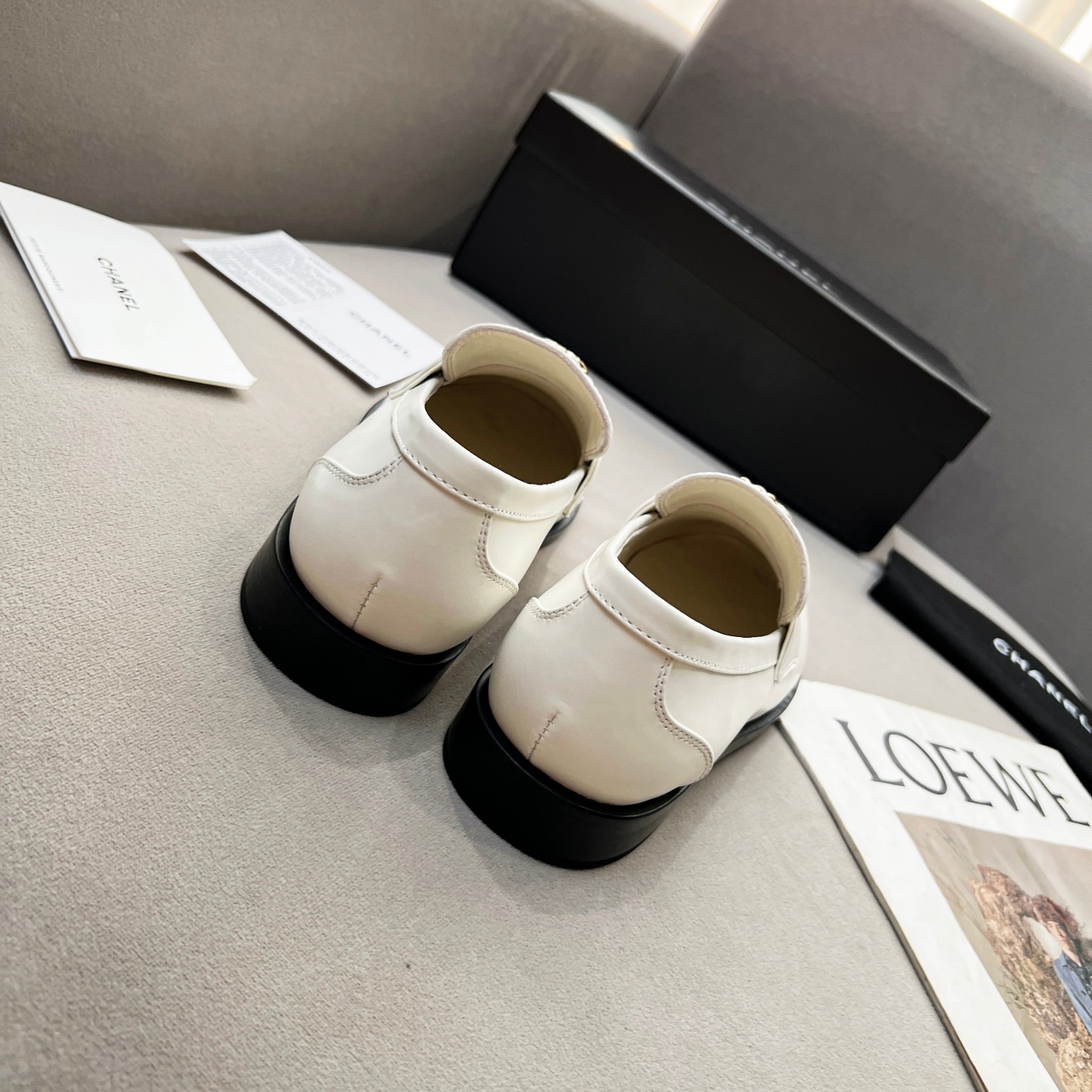 Chanel Women’s Loafers White For Women - Image 6