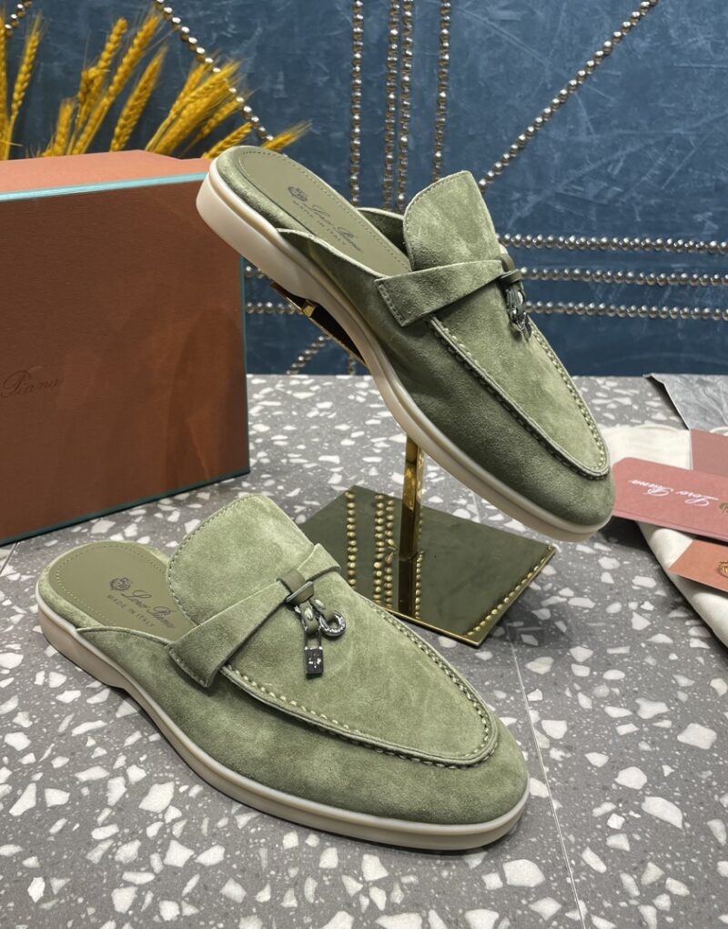 Loro Piana Babouche Charms Walk Loafers Tea Room For Women – FAI1543 50KY - Image 5