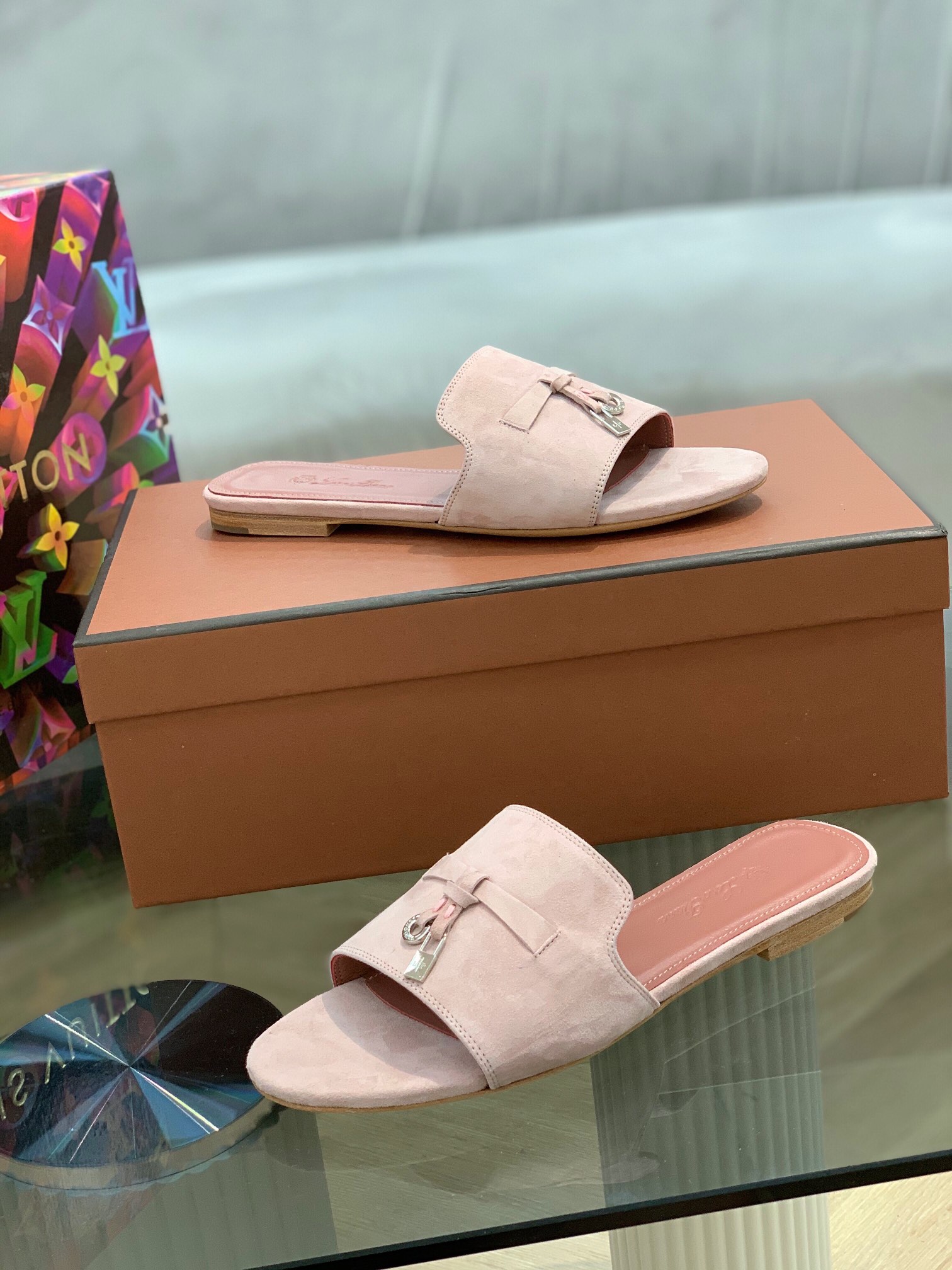 Loro Piana Summer Charms Sandal Pink Shell For Women – FAI5580 30D2 - Image 14