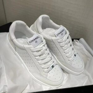Chanel Sneakers White For Women, Women’s Shoes 0.4in/1cm G39225 – 38 EU – 7 Us – 24 Cm – 9.44 In