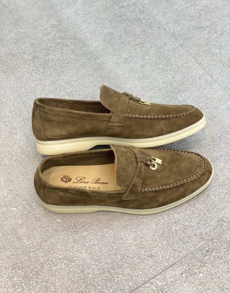 Loro Piana Summer Charms Walk Loafers Tea Room For Women – FAE5444 50KY - Image 4