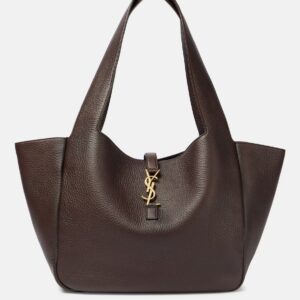 SAINT LAURENT | LE 5 À 7 BEA in grained leather – Brown – 50×28×18cm