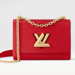 TRUE TO ORIGINAL | Louis Vuitton Twist MM Bag, Shoulder and Cross Body Bags For Women Red 9.1in/23cm