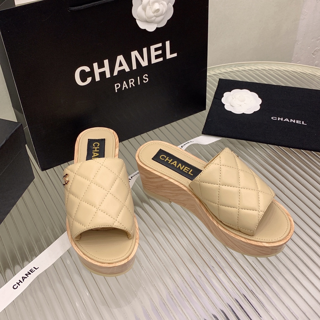 Chanel Women’s Mules Beige For Women - Image 2