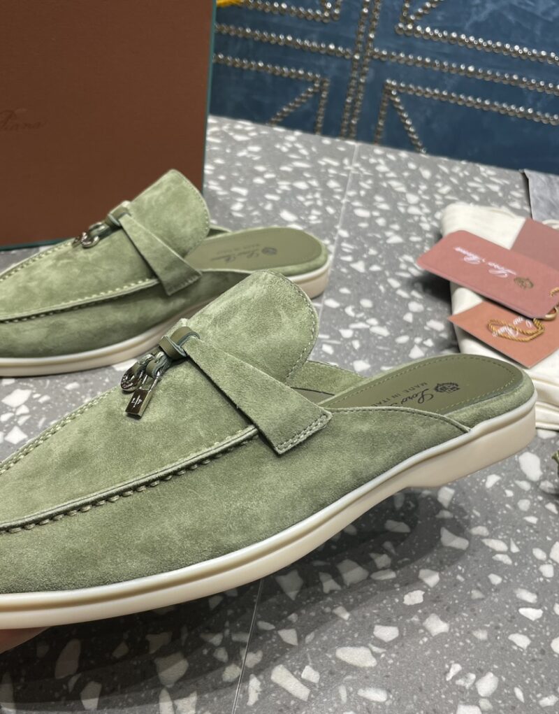 Loro Piana Babouche Charms Walk Loafers Tea Room For Women – FAI1543 50KY - Image 4