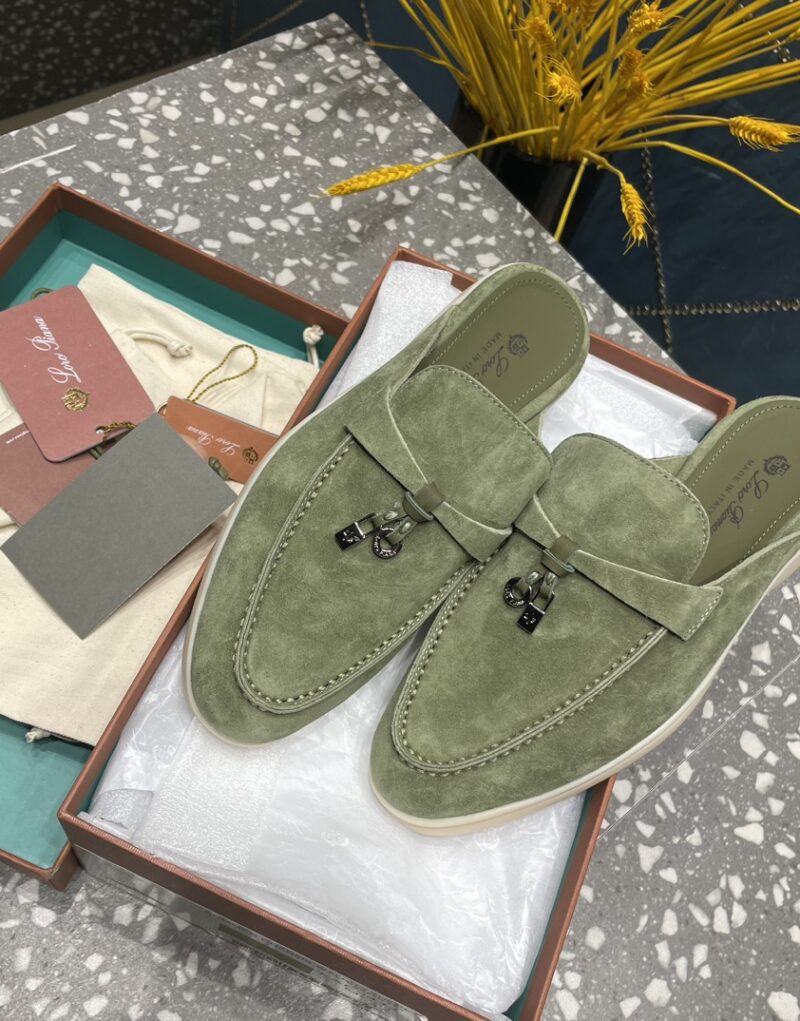 Loro Piana Babouche Charms Walk Loafers Tea Room For Women – FAI1543 50KY - Image 3