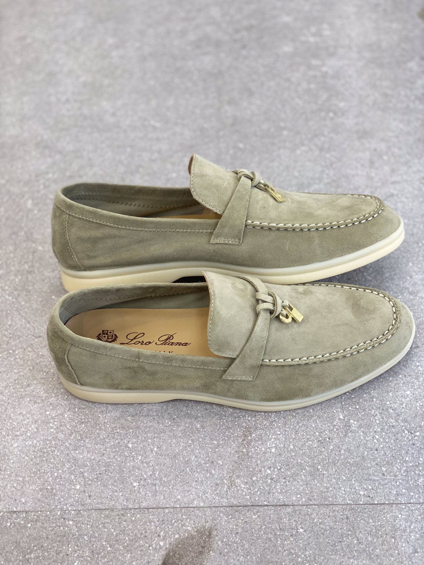 Loro Piana Summer Charms Walk Loafers Tea Room For Women – FAE5444 50KY - Image 10