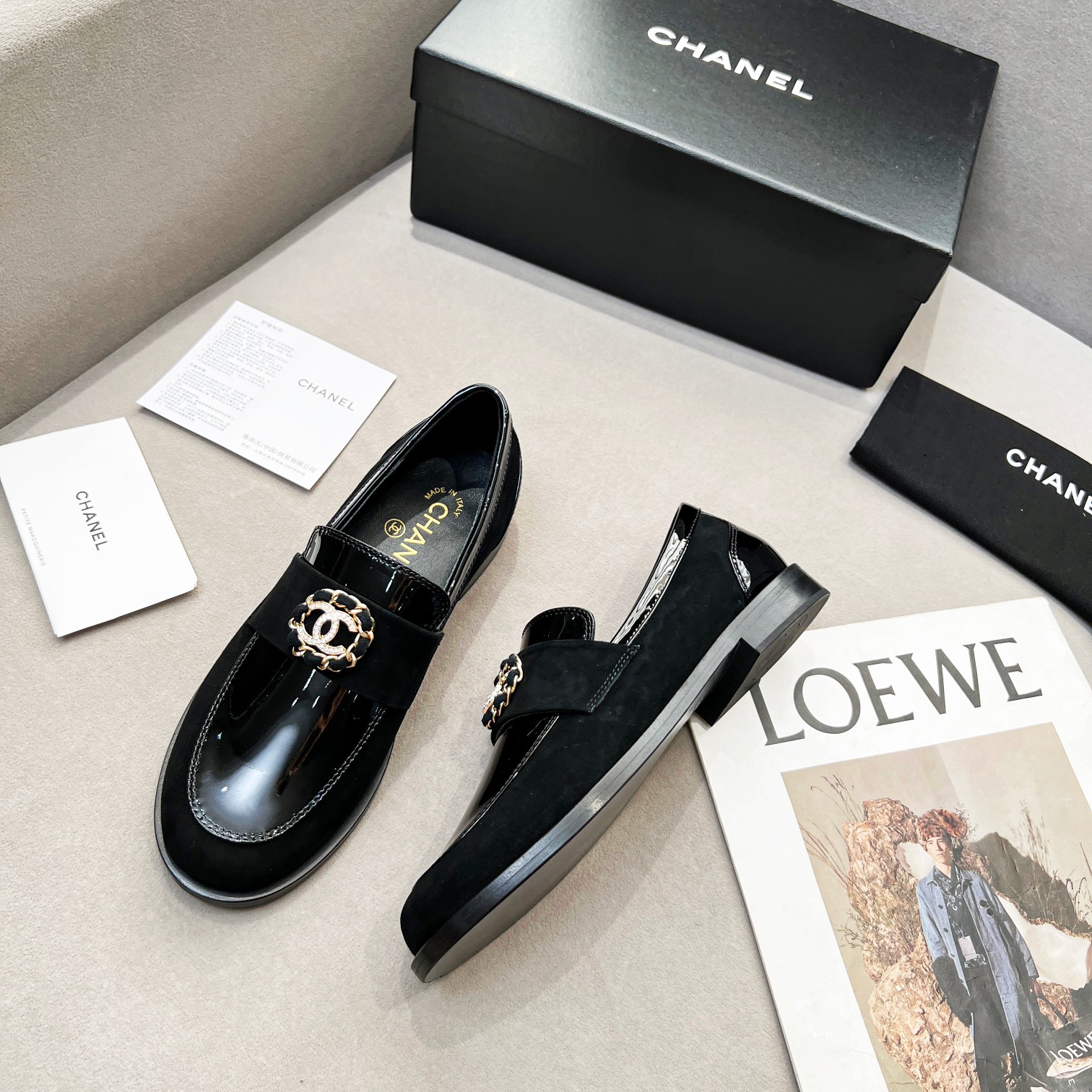Chanel Women’s Loafers Black For Women G39606 Y56272 94305 - Image 7