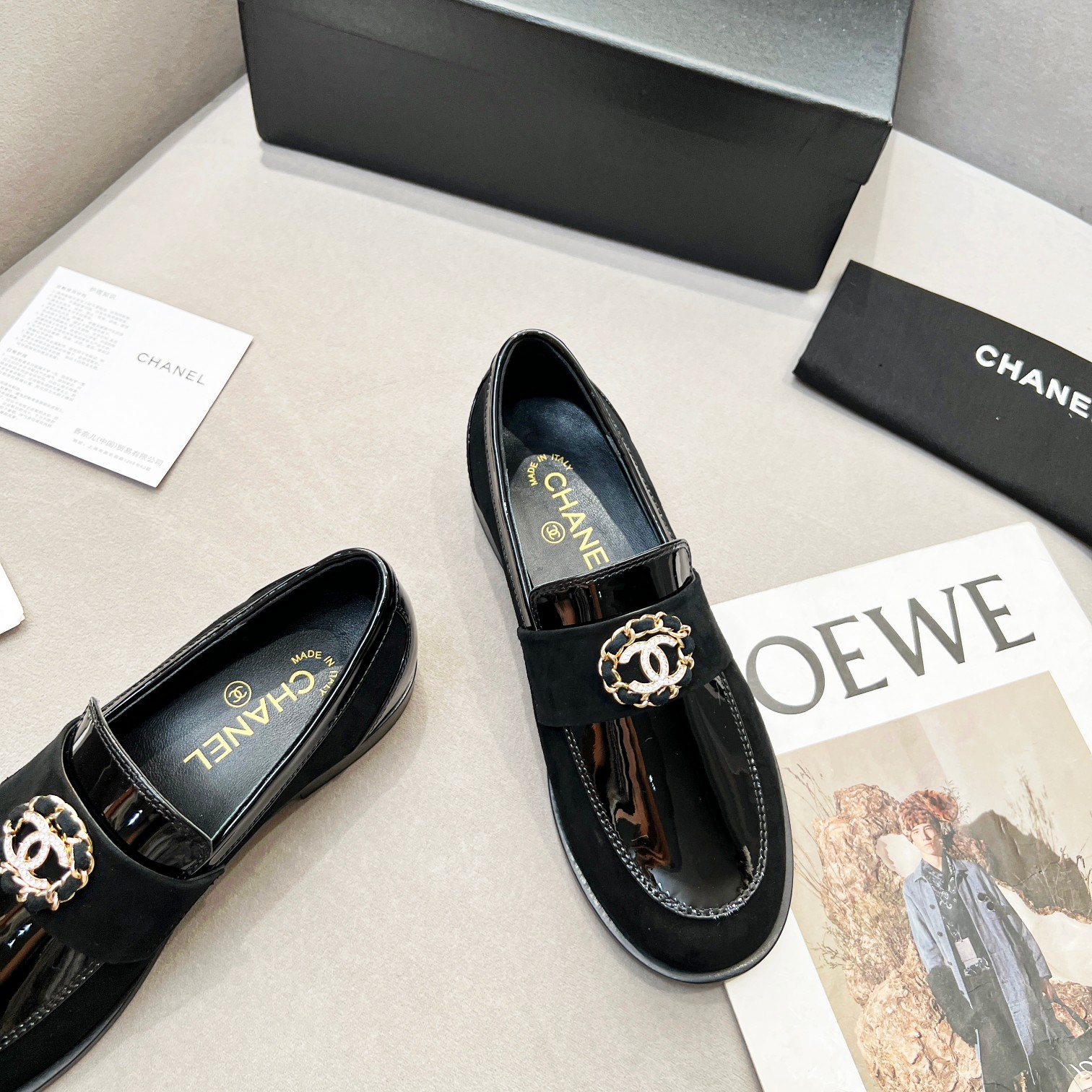 Chanel Women’s Loafers Black For Women G39606 Y56272 94305 - Image 5