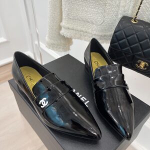 Chanel Women’s Loafer With Logo Bright Black For Women