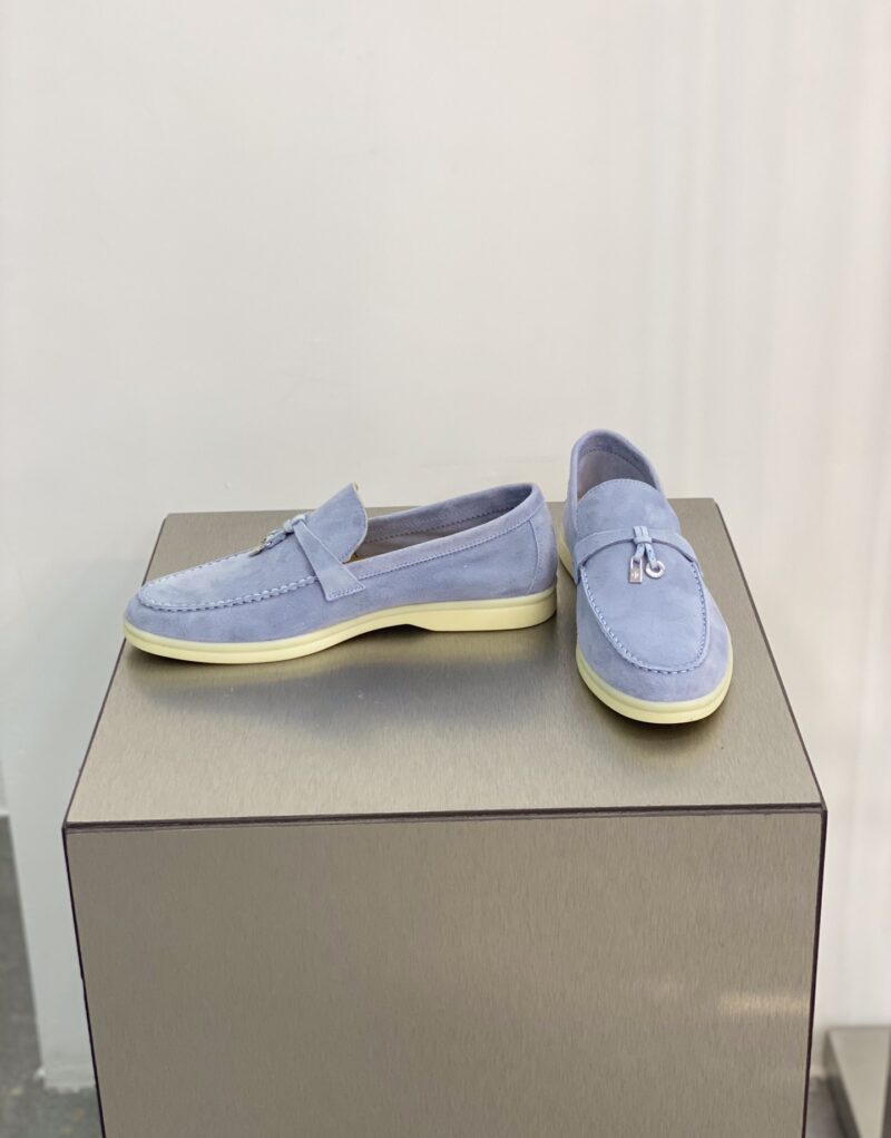 Loro Piana Summer Charms Walk Loafers Purple For Women – FAE5444 401F - Image 5