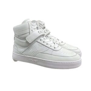 Celine Trainer High Sneaker With Scratch White For Women