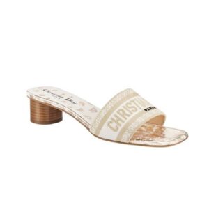 Christian Dior Dway Heeled Slide For Women – 36 EU