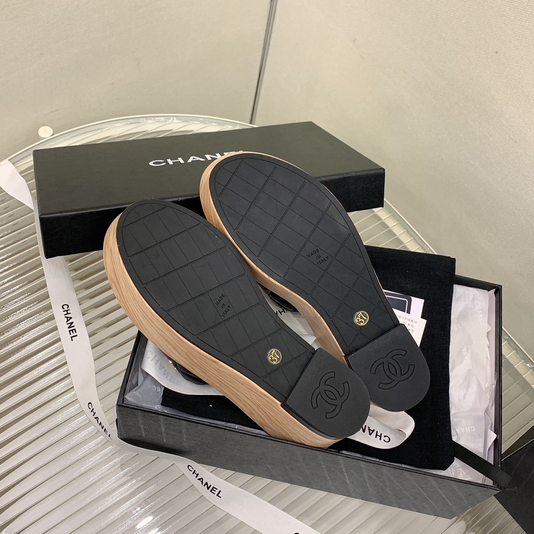 Chanel Women’s Mules Black For Women - Image 9