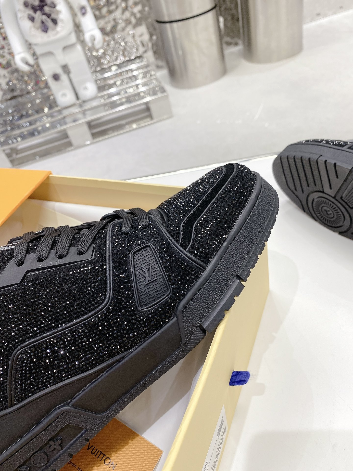 Louis Vuitton Women’s LV Trainers Black For Women LV