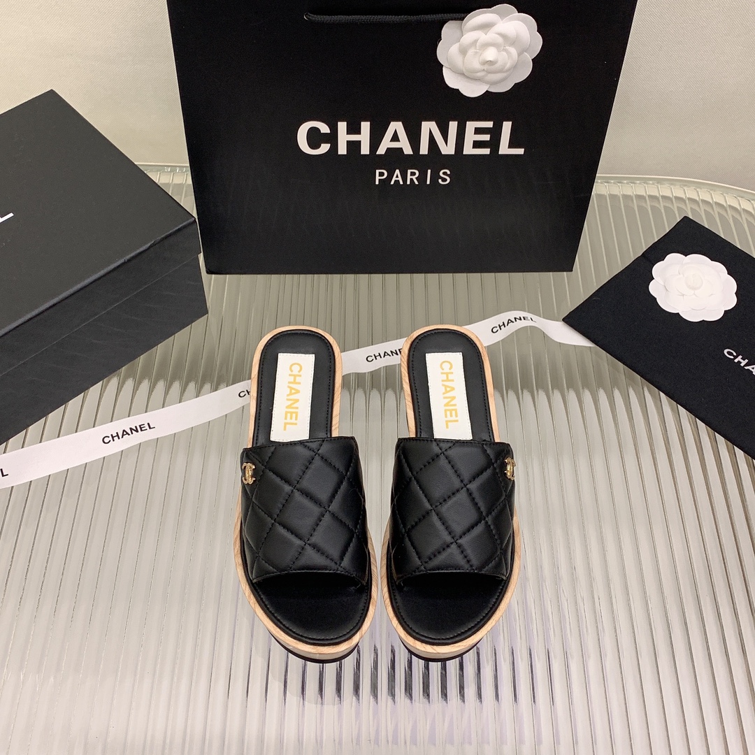 Chanel Women’s Mules Black For Women - Image 4