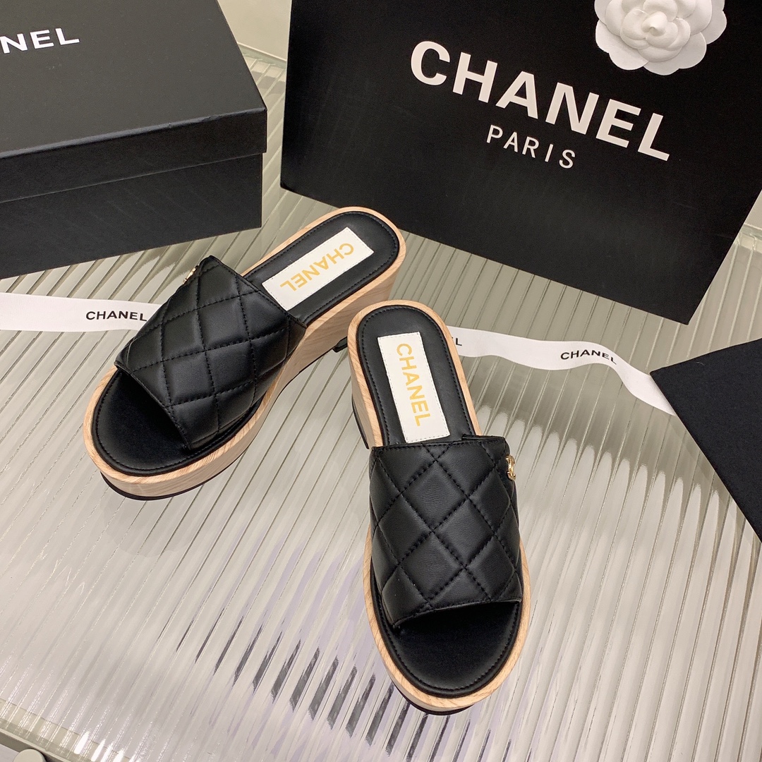 Chanel Women’s Mules Black For Women - Image 3