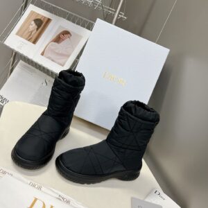 Christian Dior Women’s Dior Frost Ankle Boot Black For Women CD – 38 EU – 7 Us – 24 Cm – 9.44 In