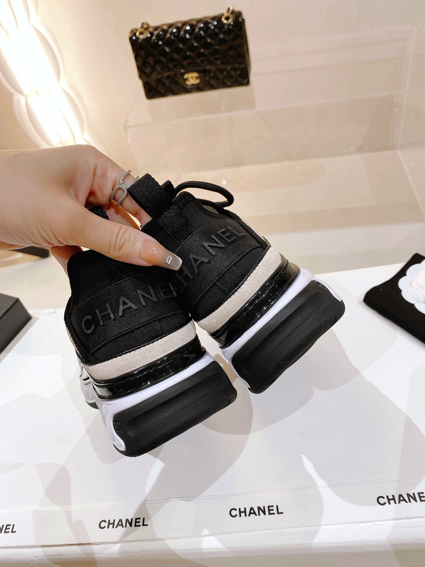 Chanel Women’s Sneakers Beige For Women - Image 9