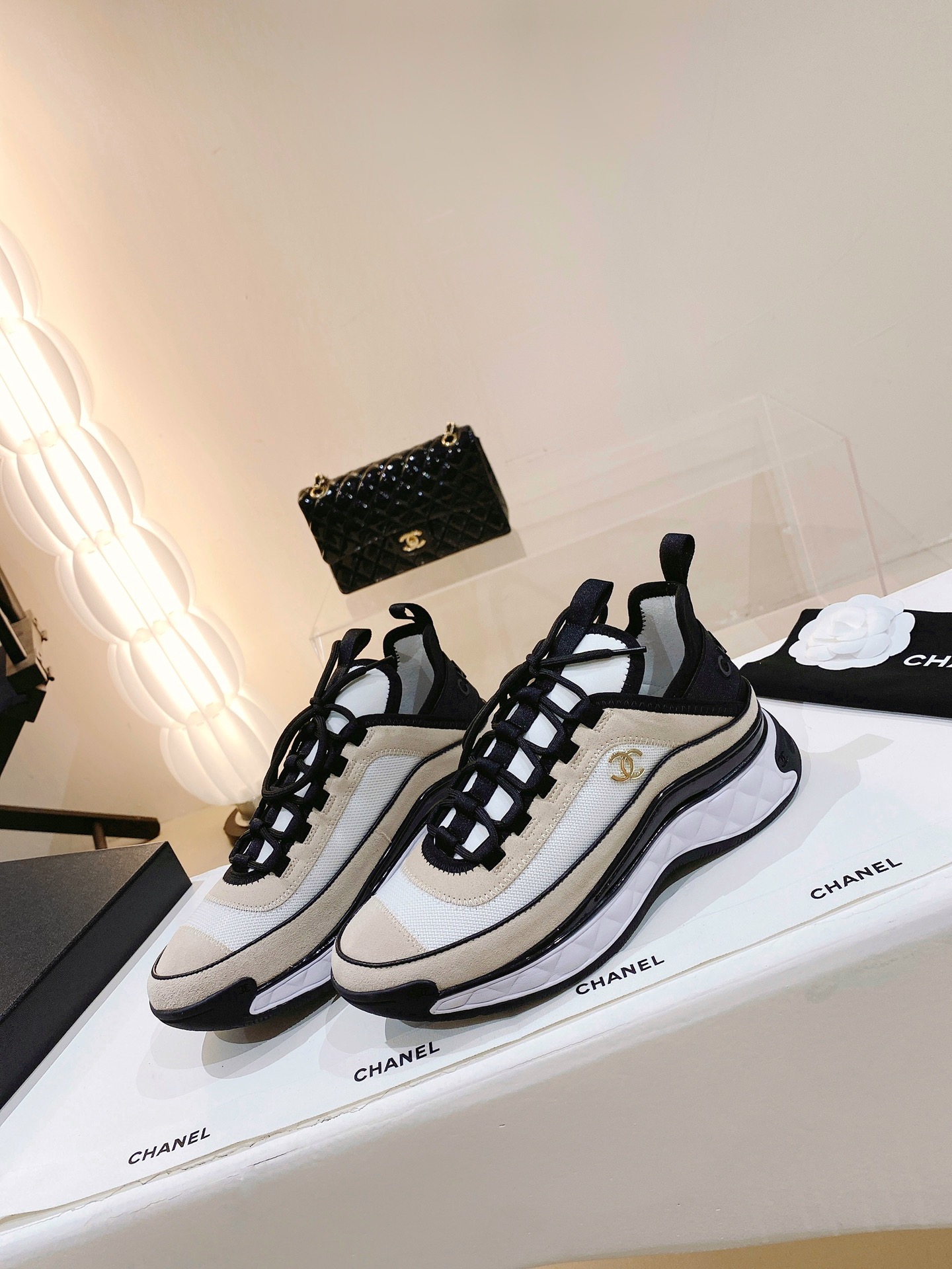 Chanel Women’s Sneakers Beige For Women