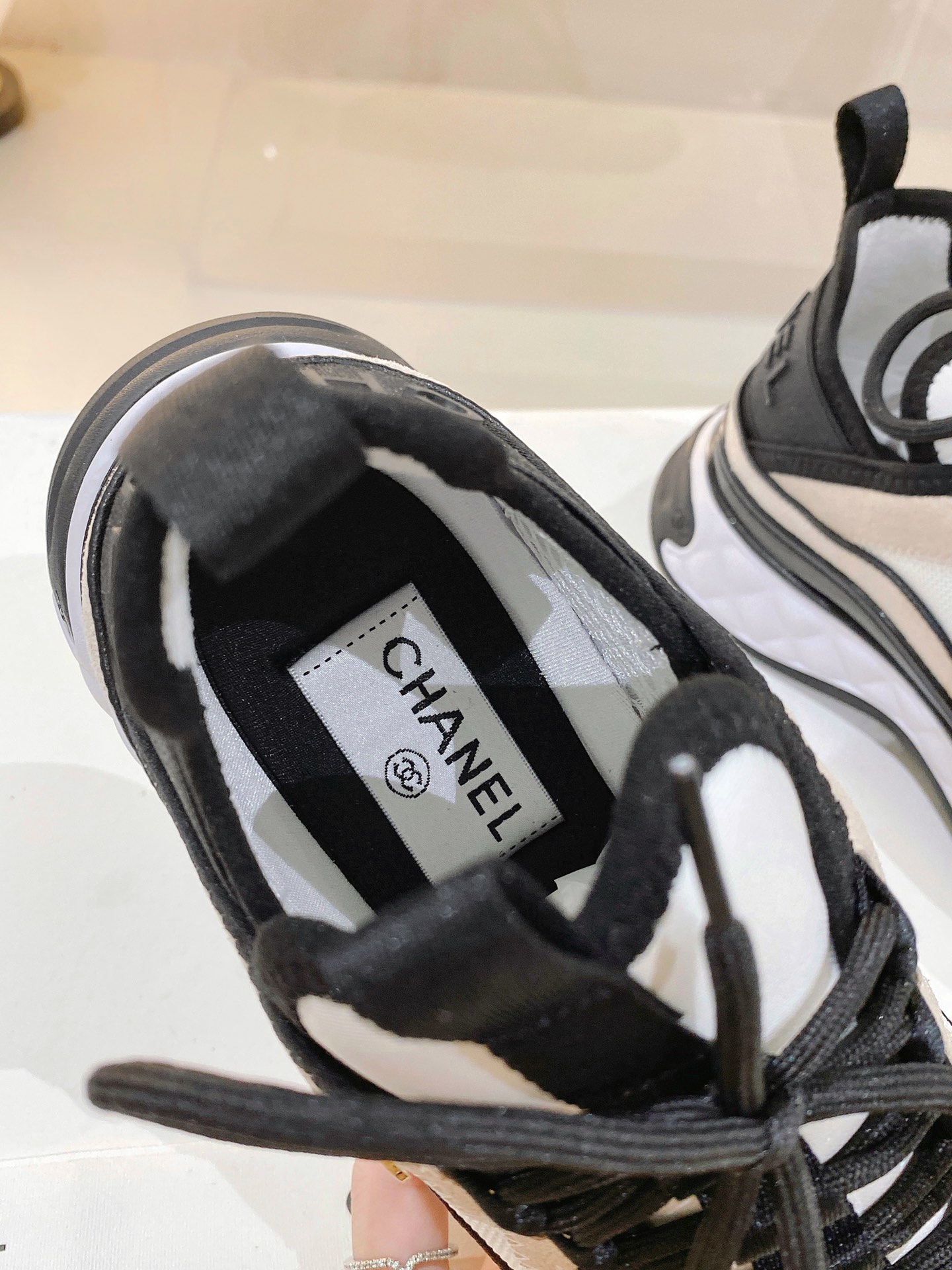 Chanel Women’s Sneakers Beige For Women - Image 2