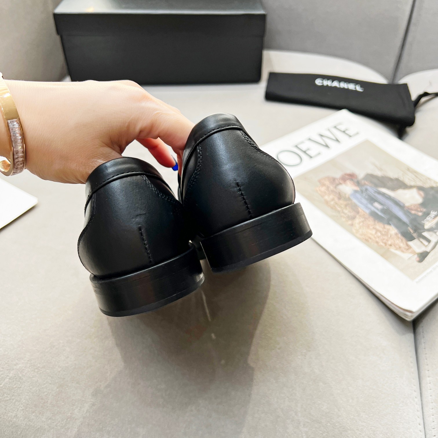 Chanel Women’s Loafers Black For Women - Image 2