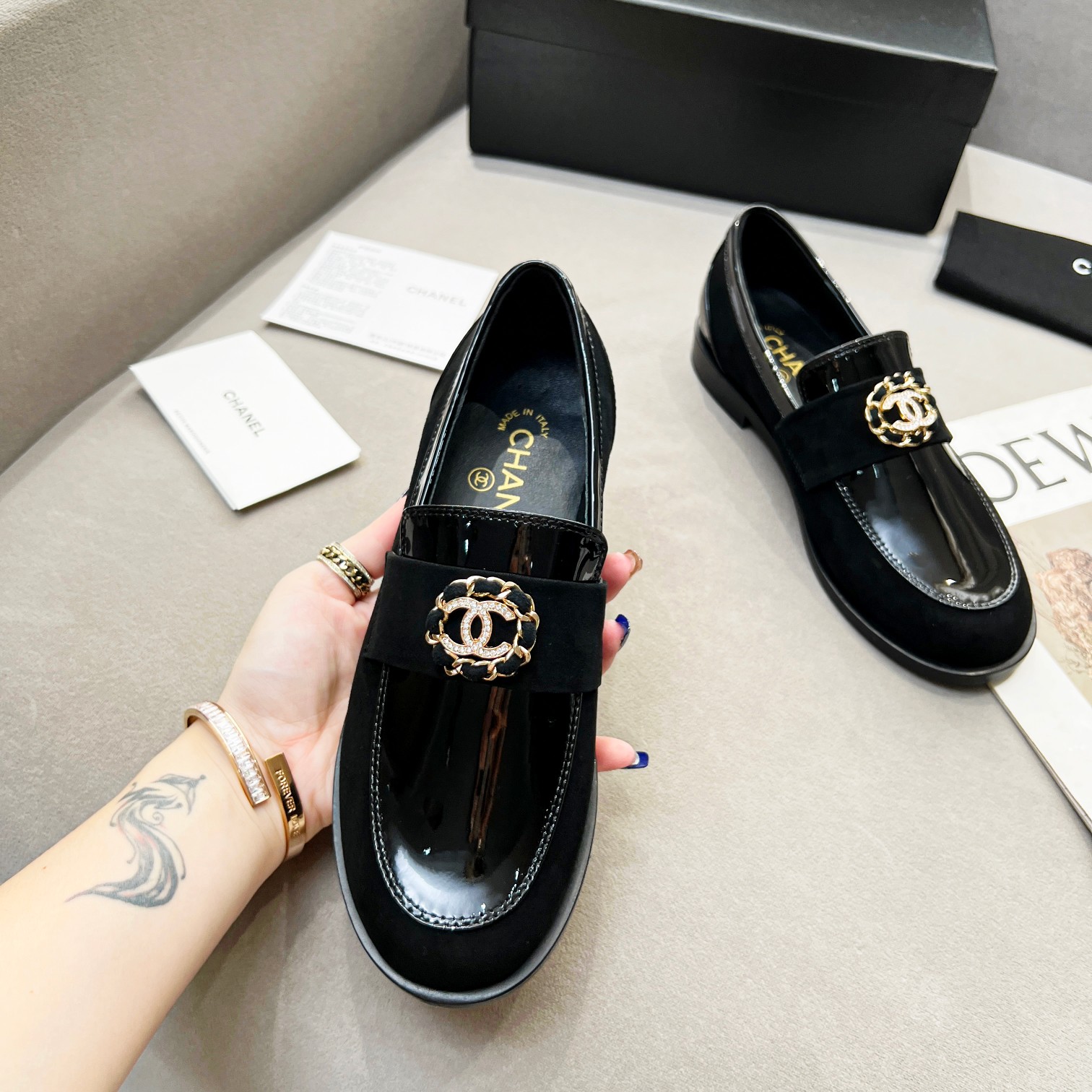 Chanel Women’s Loafers Black For Women - Image 8