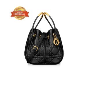 [True-to-ORIGINAL] Dior Medium Nolita Bag Black For Women 10,5in/27cm M2312UNJJ_M900