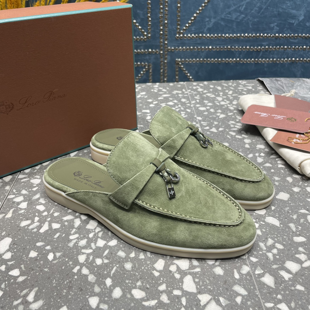 Loro Piana Babouche Charms Walk Loafers Tea Room For Women – FAI1543 50KY - Image 10