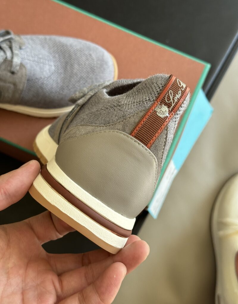 Loro Piana 360 Lp Lady Flexy Walk Sneaker Flannel Gray For Women – FAI7759 M579 - Image 3