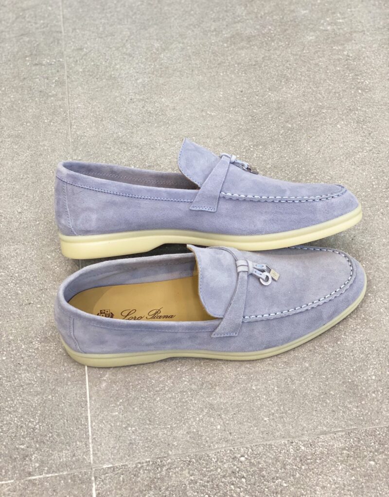 Loro Piana Summer Charms Walk Loafers Purple For Women – FAE5444 401F - Image 3