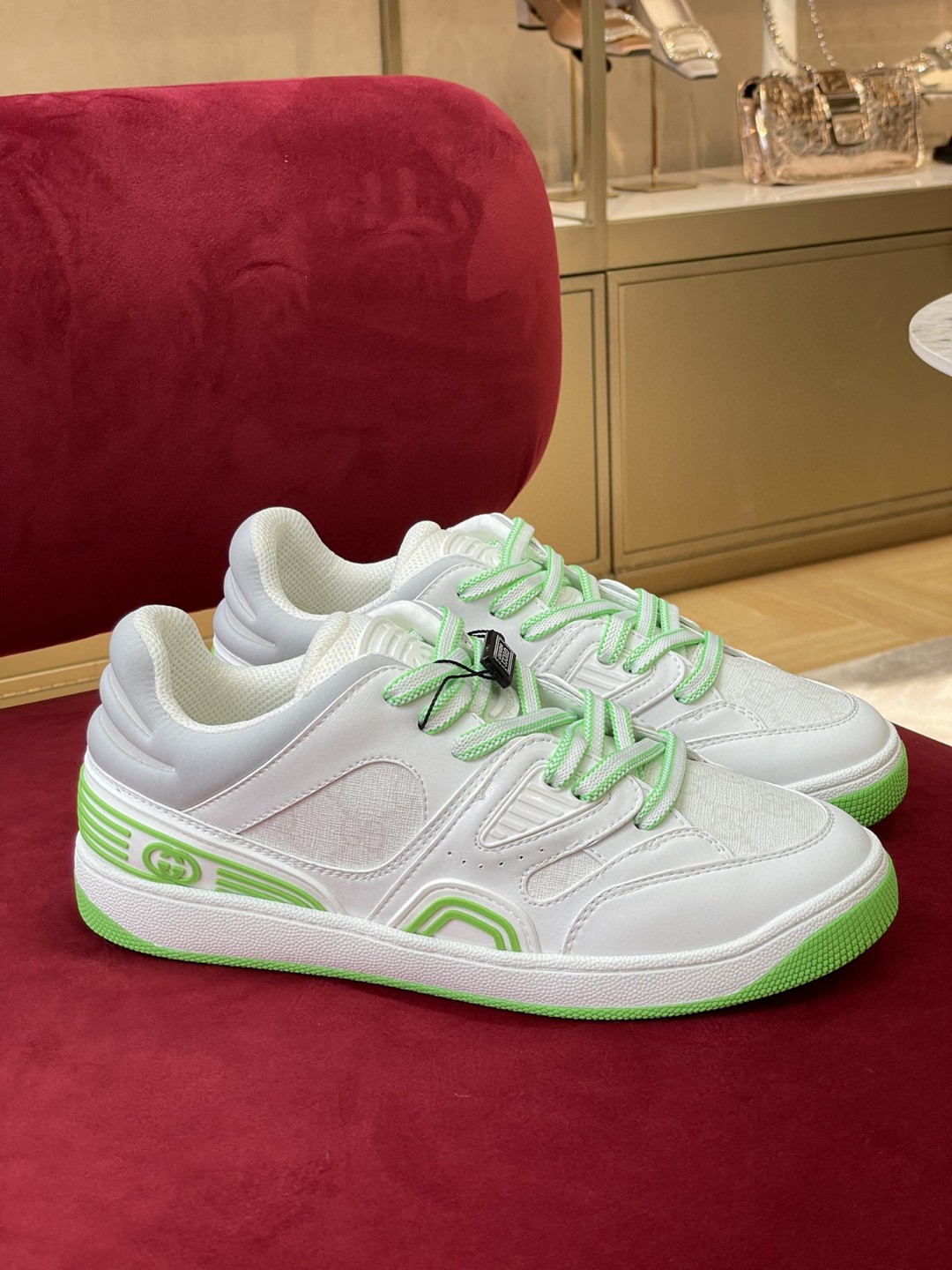 Gucci Women’s Sneaker Gucci Basket Donna White Demetra For Women 700290 2SHG0 9089