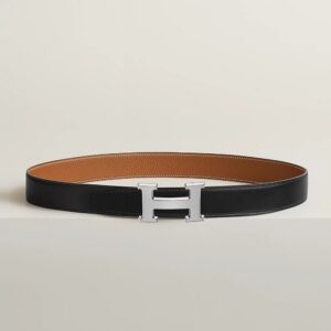 HERMES Belt Buckle Reversible Leather Strap 32mm for Women – 95EU
