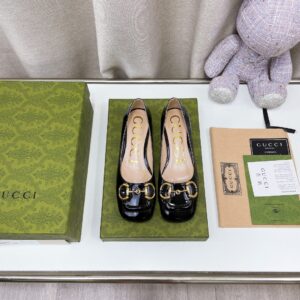 Gucci Women’s Ballet Flat With Horsebit Black For Women GG 645600 C9D00 1000 – 35 EU – 4 US – 22.5 Cm – 8.85 In