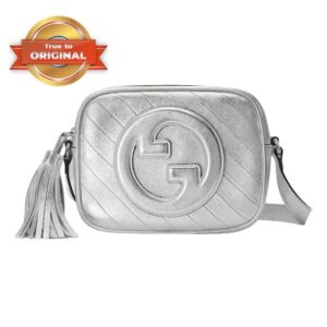 [True-to-ORIGINAL]Gucci Blondie Small Shoulder Bag Silver For Women