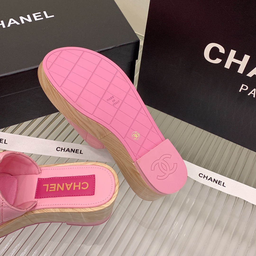 Chanel Women’s Mules Pink For Women - Image 3