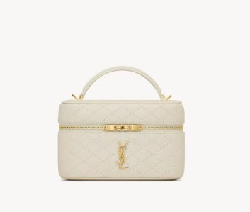 [True-to-ORIGINAL] Saint Laurent Gaby Vanity Blance Vintage Bag For Women 18cm/7.1in