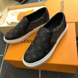 Louis Vuitton LV Slip On Black For Men LV – 43 Eu – 9.5 Us – 26.8 Cm – 10.5 In