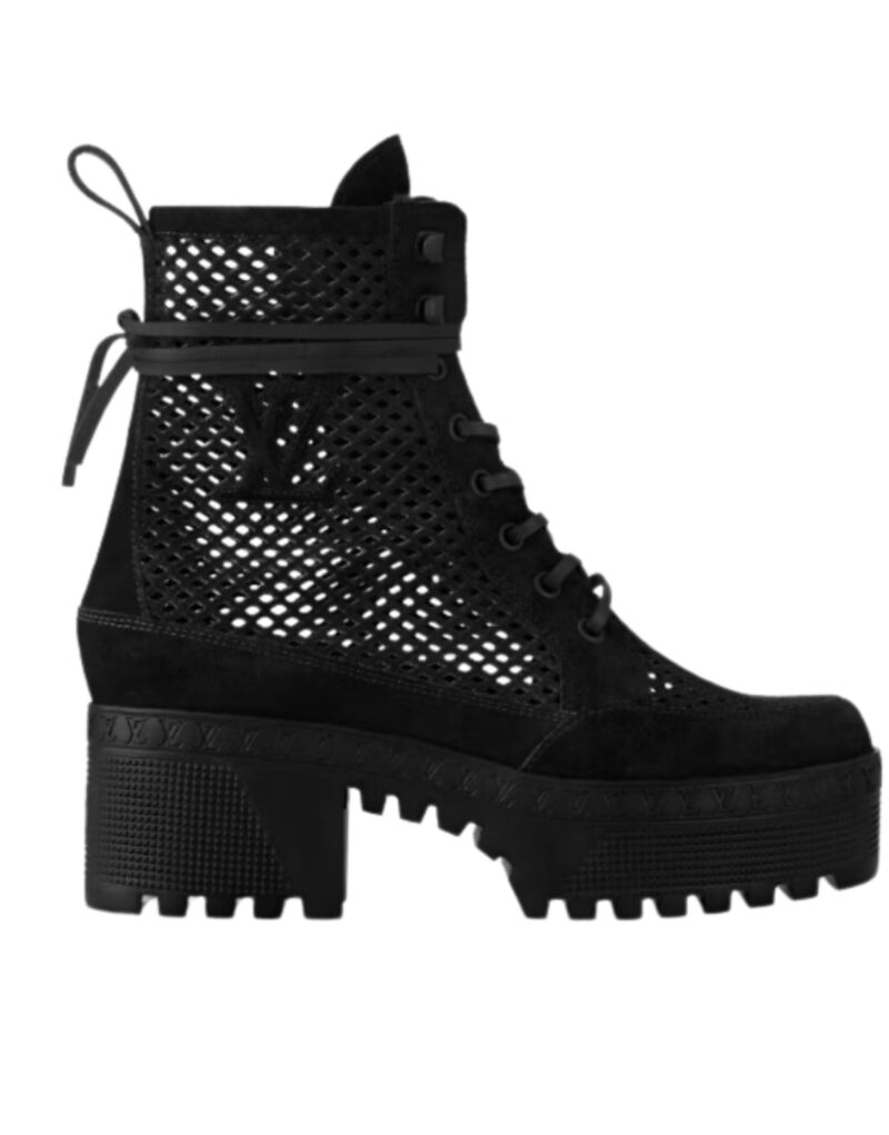 Louis Vuitton Laureate Platform Desert Boot Black For Women 1ACYJ9 - Image 2