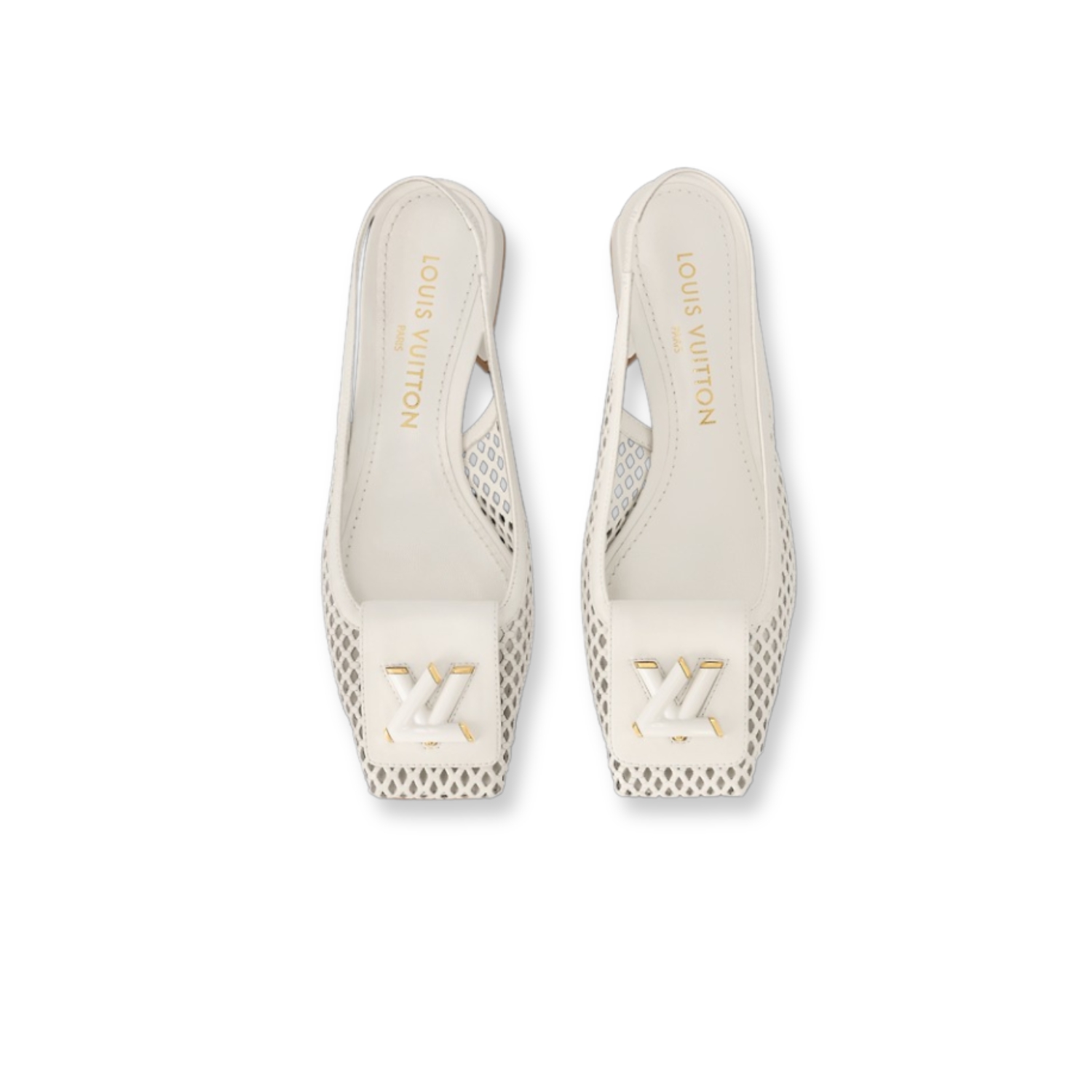 Louis Vuitton Shake Slingback Pump Creme Beige For Women 1AD0C8 - Image 4