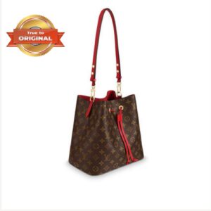 [True-to-ORIGINAL] Louis Vuitton NeoNoe MM Bucket Bag Brown For Women 10.2in/26cm