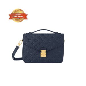 [True-to-ORIGINAL] Louis Vuitton Pochette Métis Navy Blue For Women 25cm/9.8in