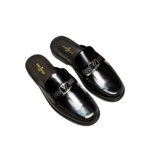 Louis Vuitton Major Open Back With Trim Loafer Black For Men – 43 Eu – 9.5 Us – 26.8 Cm – 10.5 In