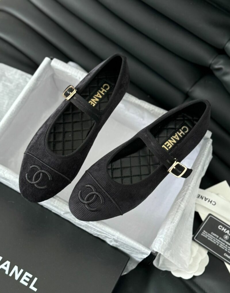 Chanel Mary Janes 24SS Black For Women - Image 2