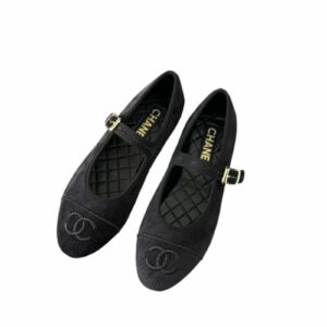 Chanel Mary Janes 24SS Black For Women
